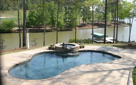 Custom Designed Freeform Pool Atlanta Georgia