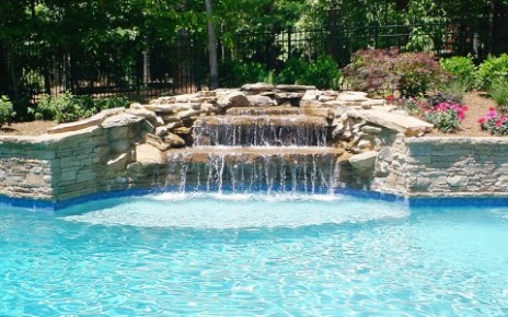 Custom Pool Waterfall Atlanta Georgia