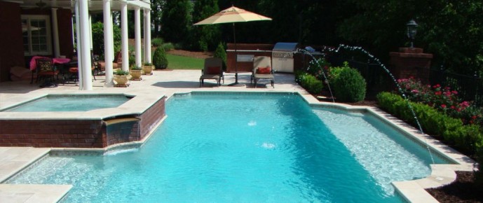 Custom Rectangular Pool Atlanta Georgia